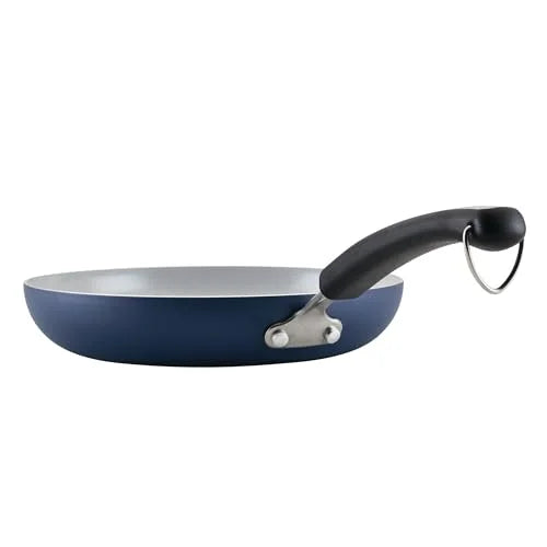 2026 NewFarberware Bon Voyage Ceramic Nonstick Pots and Pans Set with Baking Sheet/Cookie Pan and Home Kitchen Tools, 8 Piece Non Stick Cookware Set - Blue