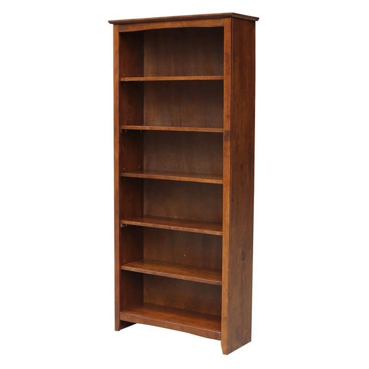 2026 NewInternational Concepts Solid Wood Shaker Bookcase, 72 in H
