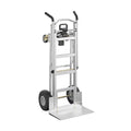 2026 NewCosco 3-in-1 Assist Series Aluminum Hand Truck/Assisted Hand Truck/Cart w/ flat free wheels, Silver