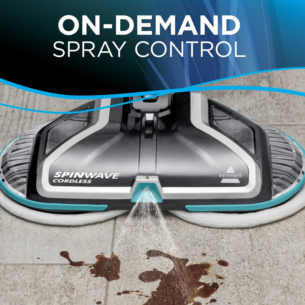 2026 NewBISSELL Spinwave Cordless Powered Hard Floor Spin Mop and Cleaner, 2315A