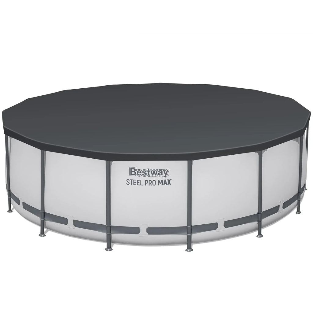 2026 NewBestway: Steel Pro MAX 15' X 48" Above Ground Pool Set - 4231 Gallon, Outdoor Family Pool, Corrosion & Puncture Resistant, Includes Filter, Pump, Ladder & Cover