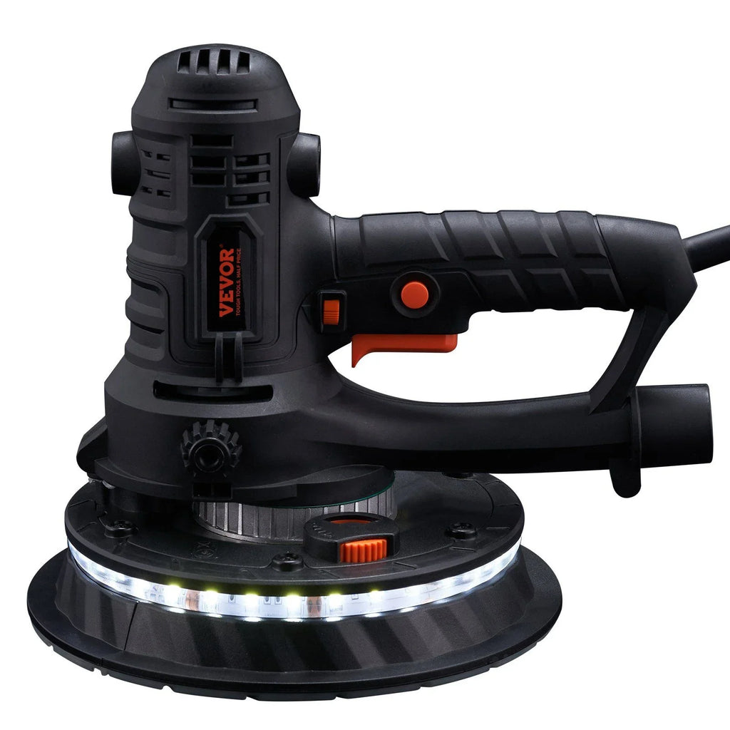 2026 New 800W Electric Drywall Sander with Dust Extraction, Adjustable RPM 1200-2300, Brush Motor for Efficient Wall Sanding & Polishing