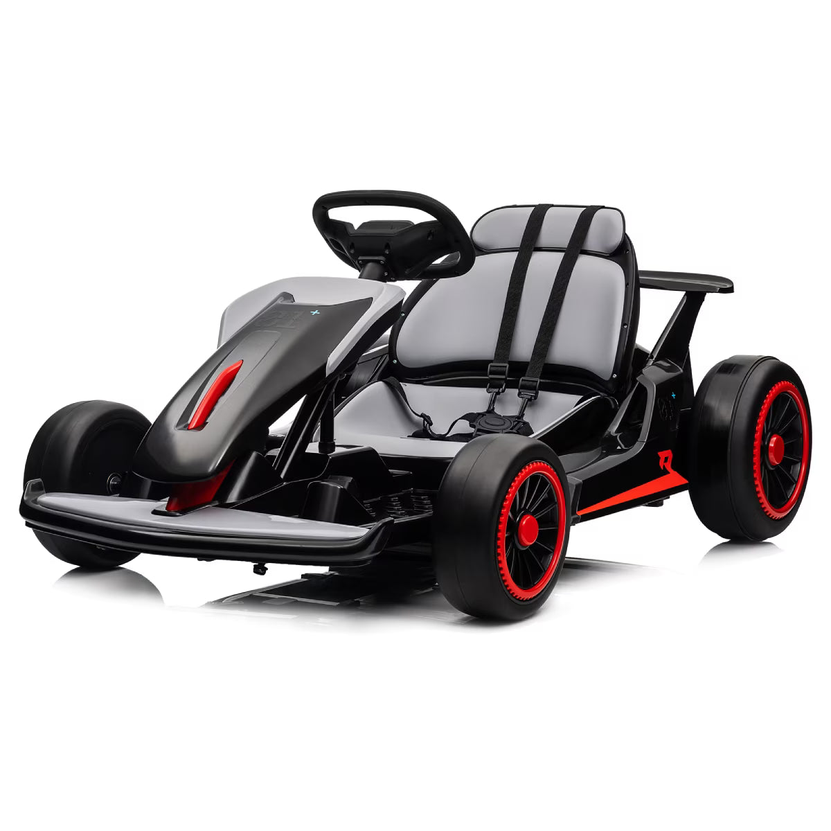 2026 New24V Drift Kart with 2X150W Strong Motor, 7AH Big Battery, Electric Pedals, Electric Go Kart Outdoor Race Toy
