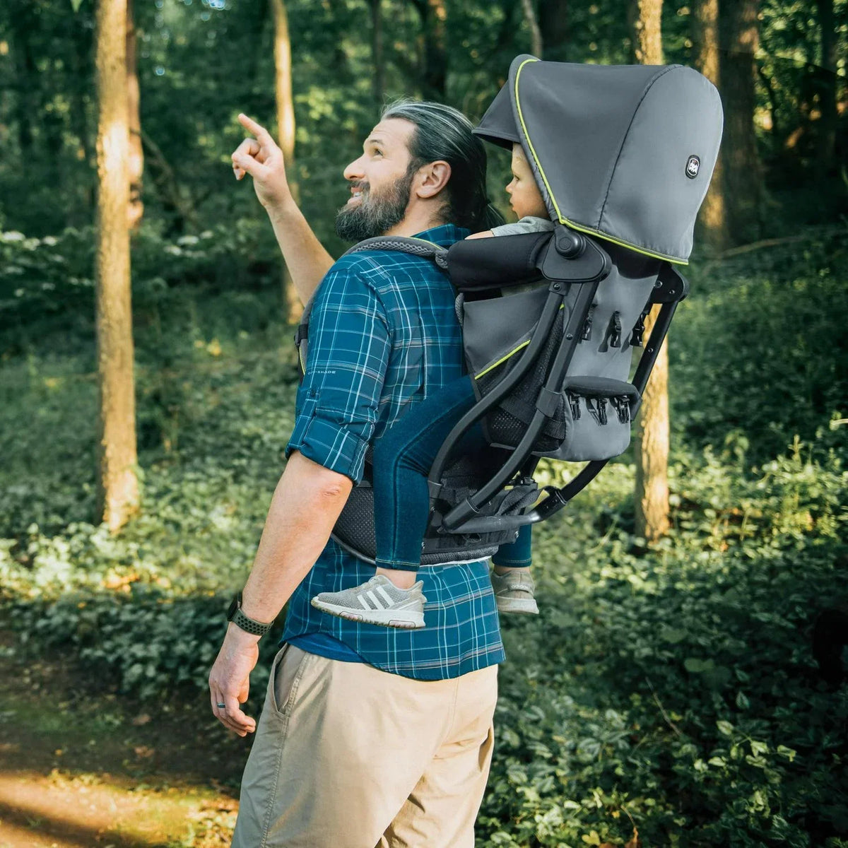 2026 NewChicco SmartSupport Backpack Carrier - Solar (Grey). New