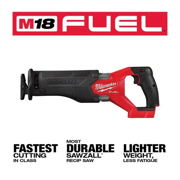 2026 NewM18 FUEL GEN-2 18V Lithium-Ion Brushless Cordless SAWZALL Reciprocating Saw with Compact Bandsaw (Tool-Only)