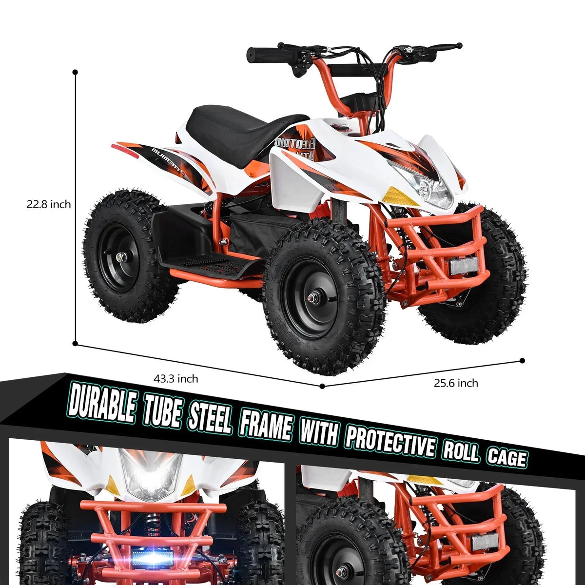 2026 NewAoemoe 500W Ride-On Racer �C 15mph Speed, 36V Battery, 45�C60 Min Play, Blue