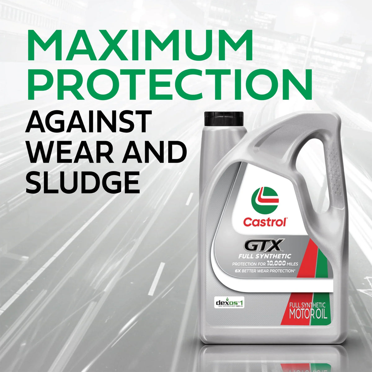 2026 New Castrol GTX Full Synthetic 5W-30 Motor Oil, 5 Quarts