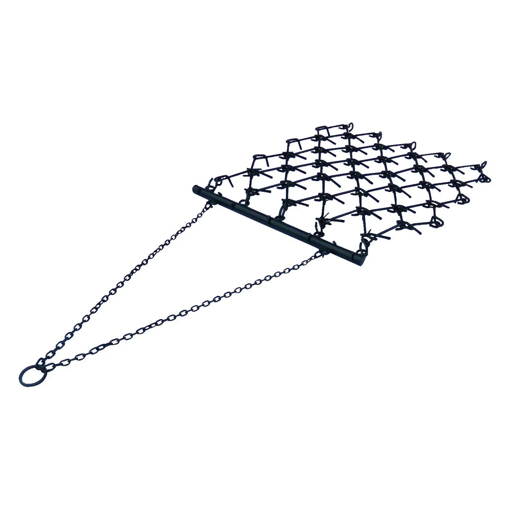 2026 NewField Tuff 4'x4' Steel Drag Rake Field Leveling Harrow with 1/2" Teeth