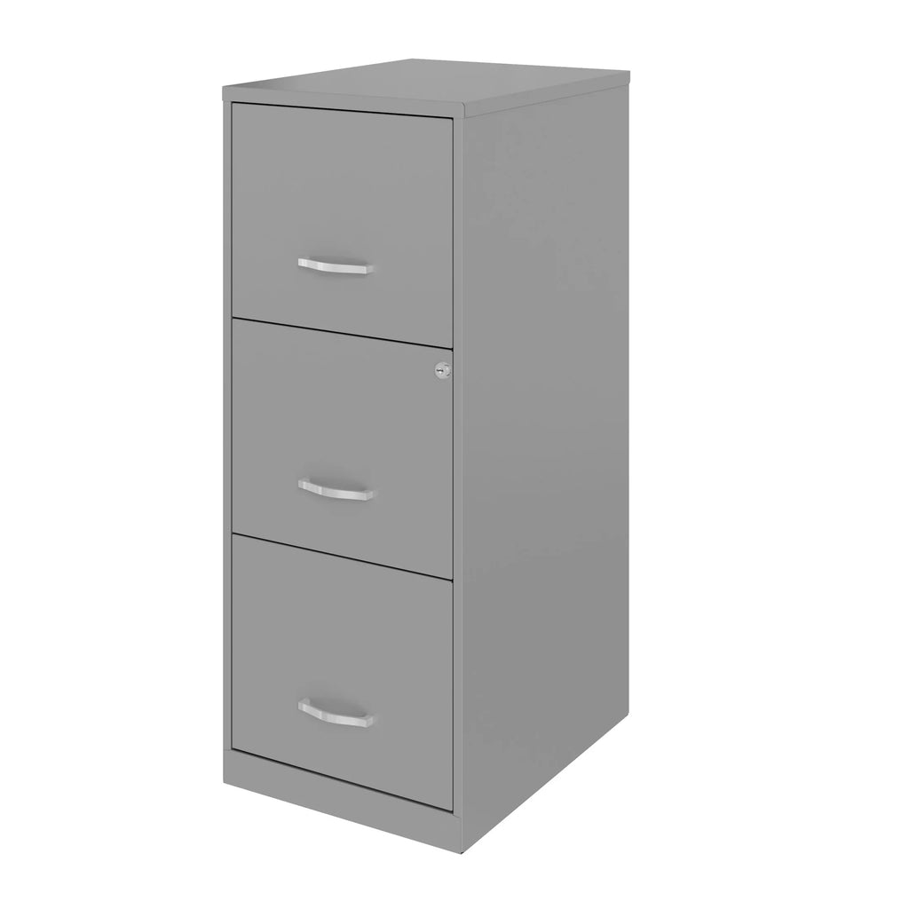 2026 NewSpace Solutions 18" Deep 3 Drawer Smart Letter Width Vertical File Cabinet, Navy