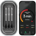 CHEF iQ Sense Smart Wireless Meat Thermometer with 3 Ultra Thin Probes, Unlimited Range Bluetooth Meat Thermometer, Digital Food Thermometer