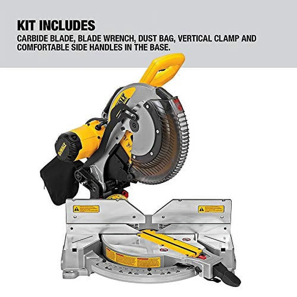 2026 NewDEWALT 308351915 12 in. 15 Amp Compound Double Bevel Miter Saw