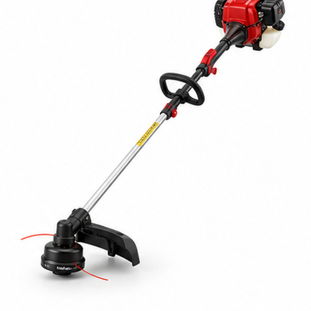 WILD BADGER POWER 26cc Weed Wacker Gas 3 in. 1 String Trimmer/Edger 17 in. with 10 in. Brush Cutter, Rubber Handle and Shoulder Strap WB26BCI