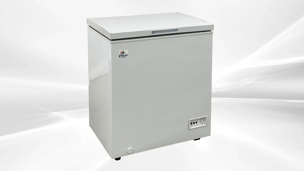 2026 New5 Cu ft 30 " Commercial Freezer Chest freezer White Stand Alone Solid Flat Top w/Storage Baskets