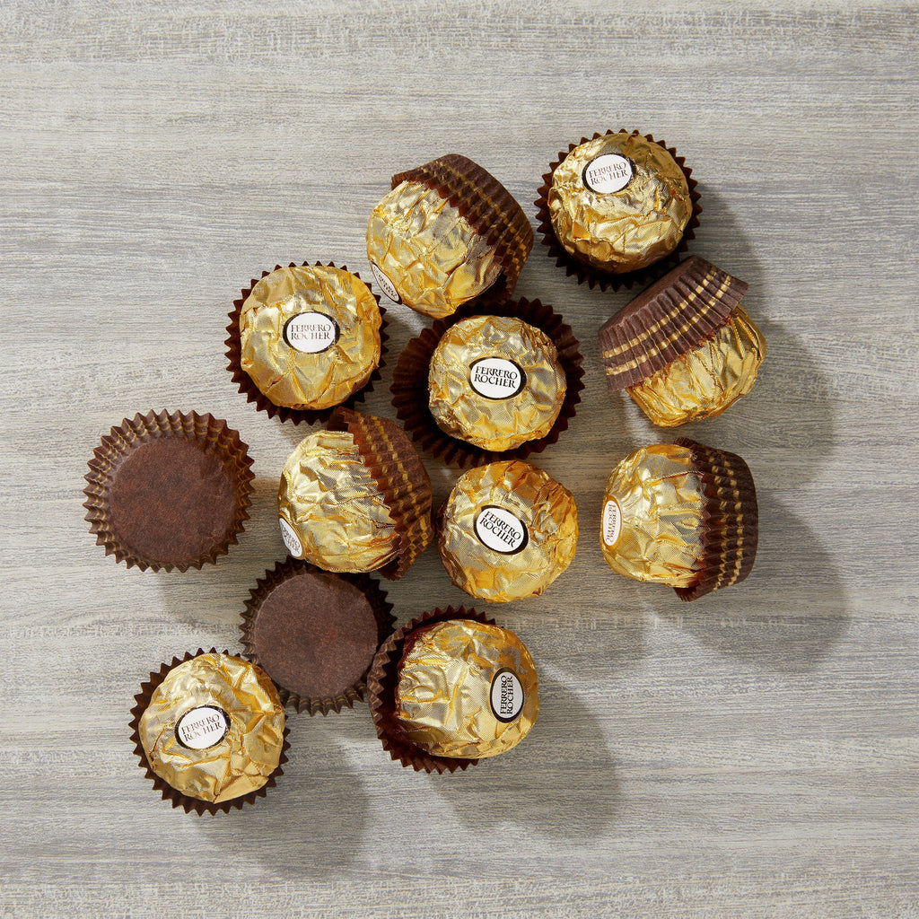 2026 NewFerrero Rocher, Milk Chocolate Hazelnut Candy, 21.2 oz, 48 Count