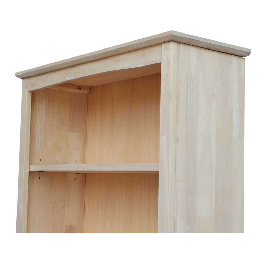 2026 NewInternational Concepts Solid Wood Shaker Bookcase, 72 in H