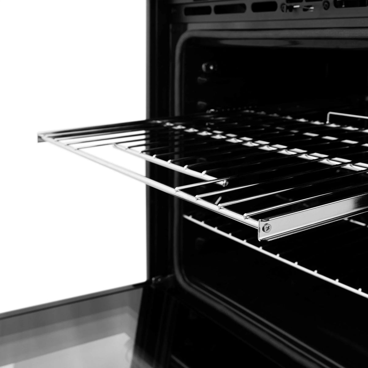 2026 NewZLINE 30" Autograph Single Wall Oven with Air Fry and Self-Clean in DuraSnow?? Stainless Steel and Gold Handle, WASSZ-30-G