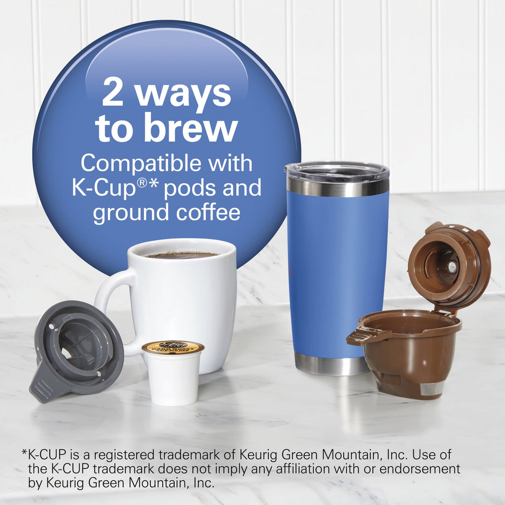 Hamilton Beach FlexBrew Single Serve Coffee Maker, Hot Coffee Brewer