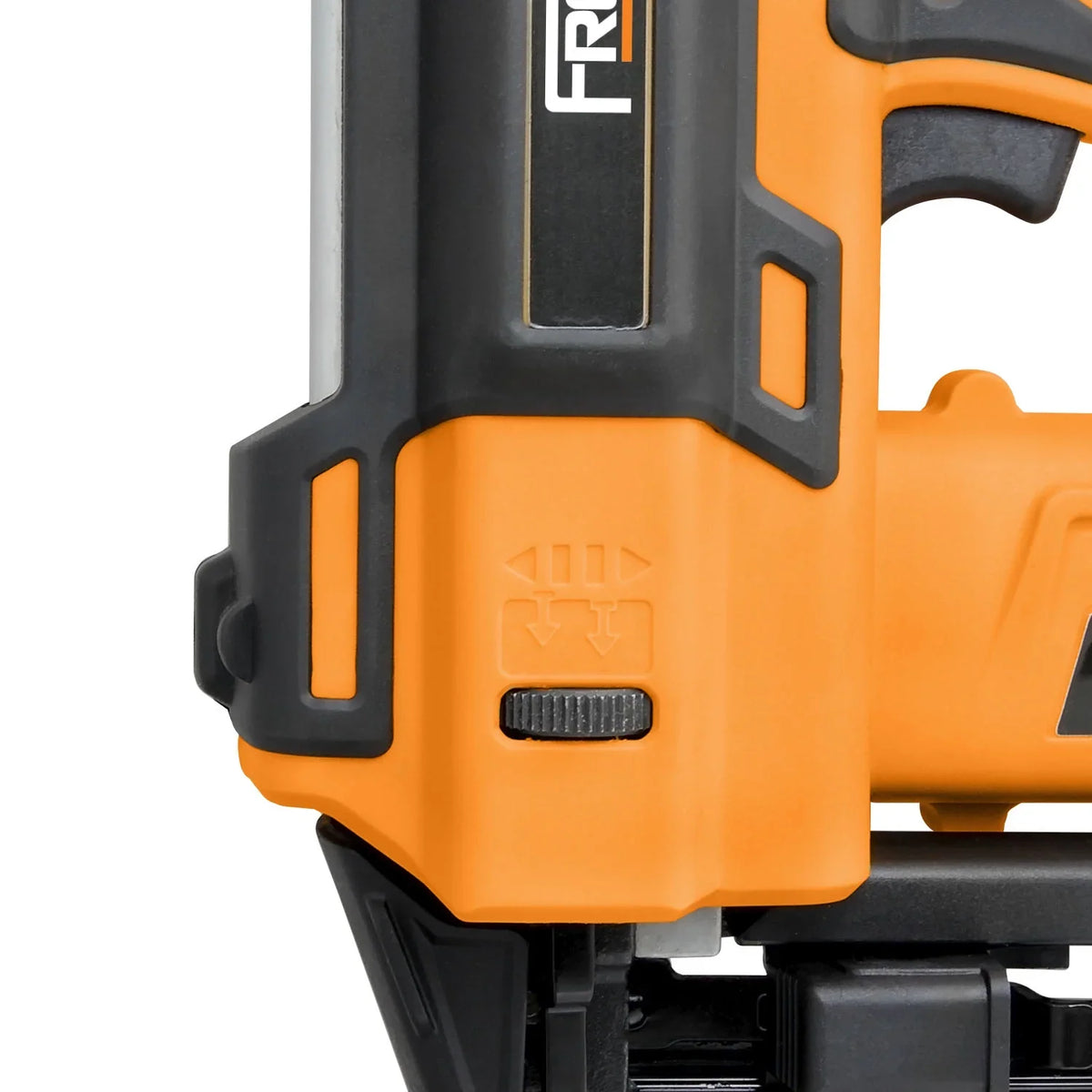 2026 New Freeman PE20V2118G2 20 Volt Cordless 2-in-1 18-Gauge Nailer / Stapler Kit with Lithium Ion Battery, Charger, Bag