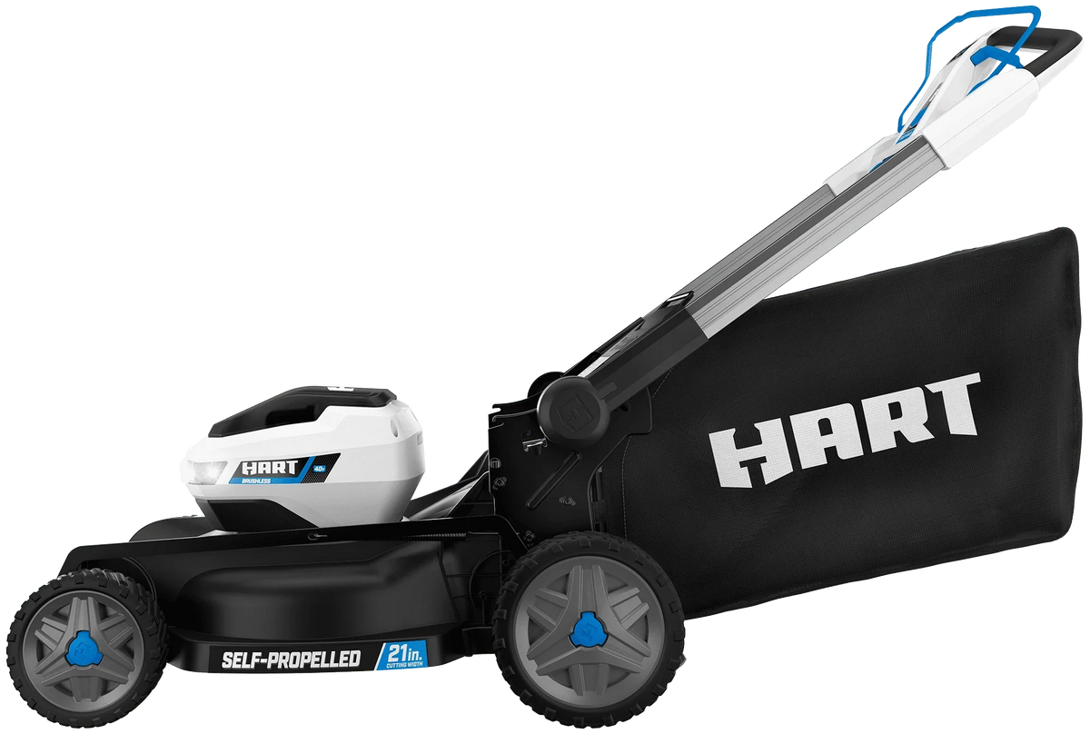 2026 NewHART 40-Volt 21-inch Supercharge 3-in-1 Self-Propelled Mower Kit, (2) 6.0Ah Lithium-Ion Batteries