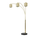 2026 NewNOVA OF CALIFORNIA Marilyn 3 Light Arc Floor Lamp - Weathered Brass