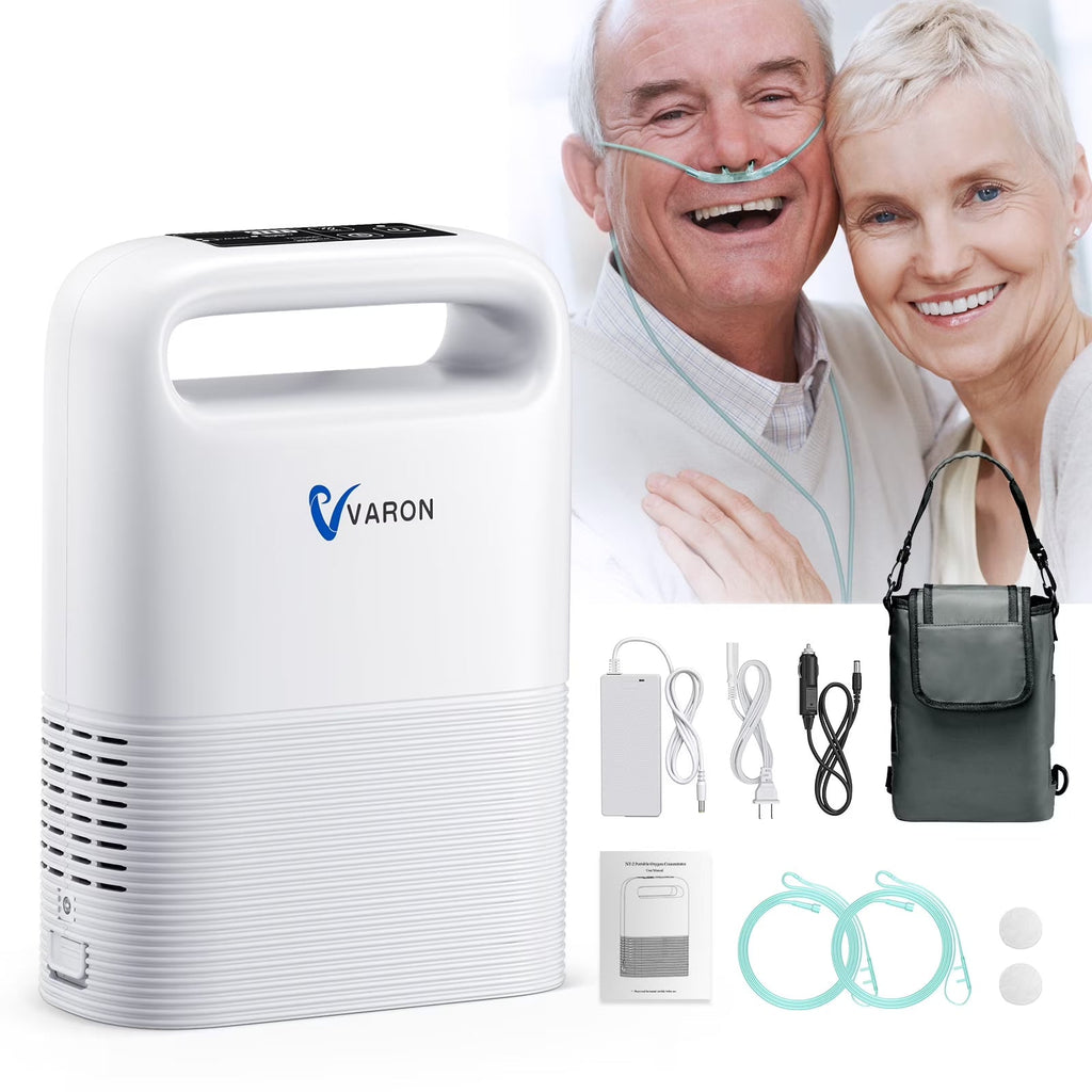 2026 NewBESRTWE 1-6Levels Oxygen Tube Machine for Home Use, Portable Travel use Bag, 93%,pulso-Flujo, 4.85lbs, ac/dc recharged battery