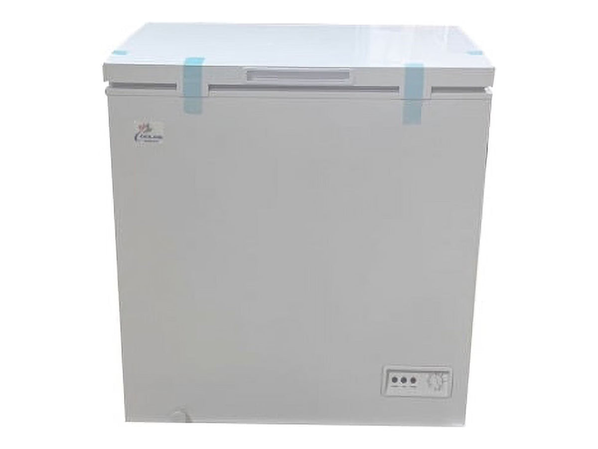 2026 New5 Cu ft 30 " Commercial Freezer Chest freezer White Stand Alone Solid Flat Top w/Storage Baskets