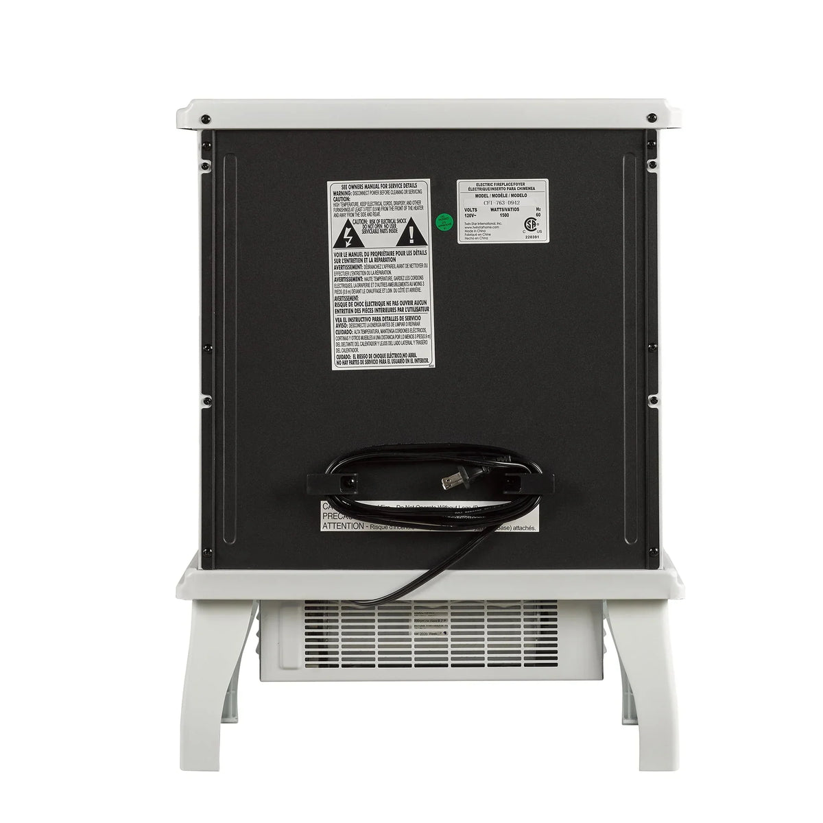 2026 NewClassicFlame 17.5"W Infrared Quartz Electric Stove Heater, Insignia Blue