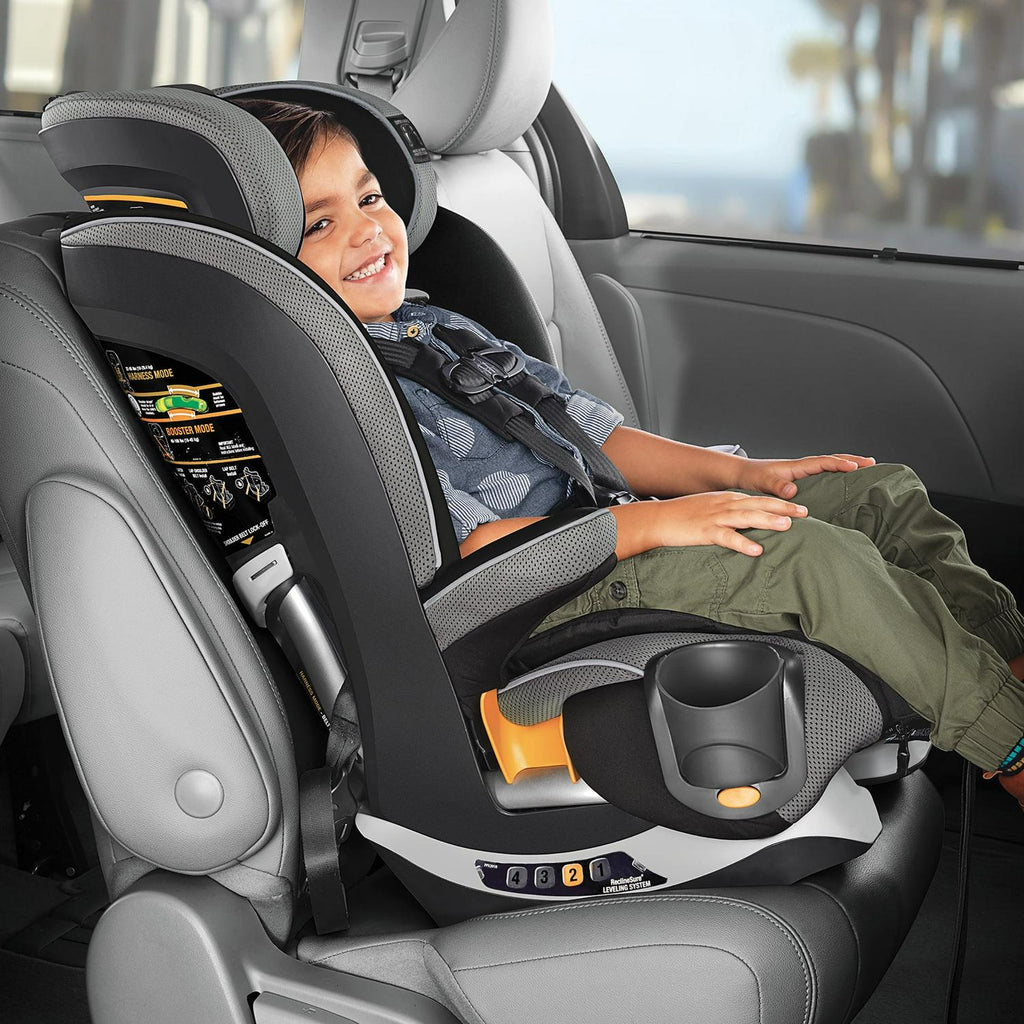 2026 NewChicco MyFit Zip Harness and Booster Car Seat - Nightfall (Black). New