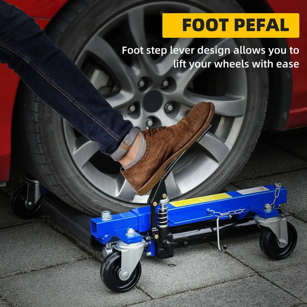 2026 NewDURHAND 4 Wheel Dolly Portable for Lifting Vehicles, 1465 lbs Weight Capacity