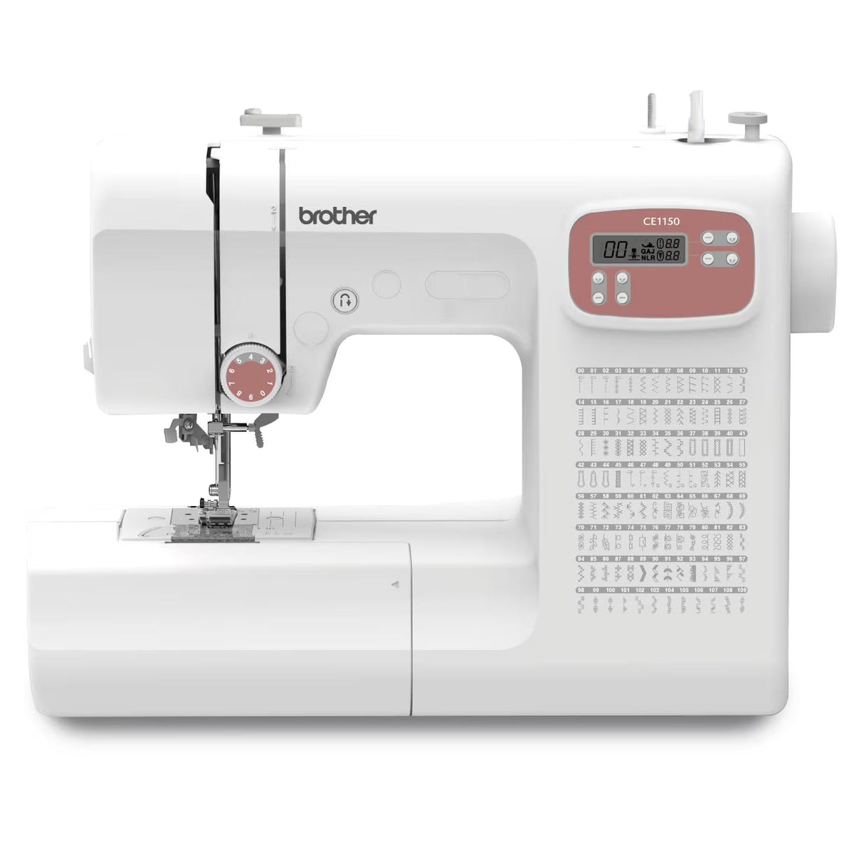 2026 NewBrother CE1150 110-Stitch Computerized Sewing Machine with Auto Needle Threader, LCD Display & Wide Range of Stitches