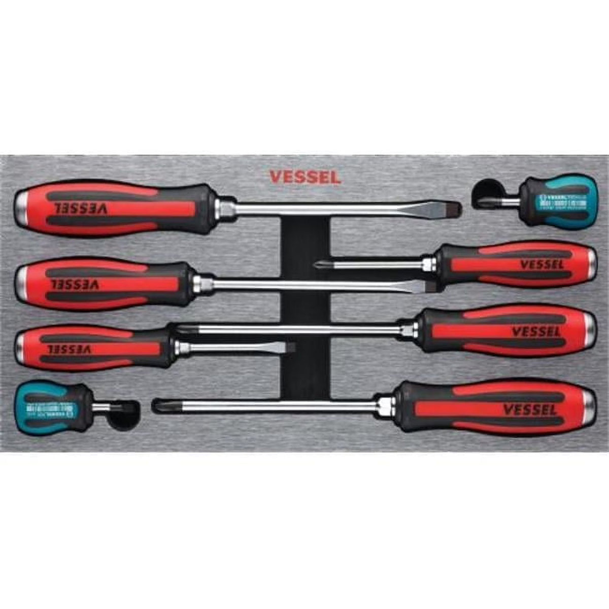 2026 NewVessel Mega Tang Thru Screwdriver - 8 Piece