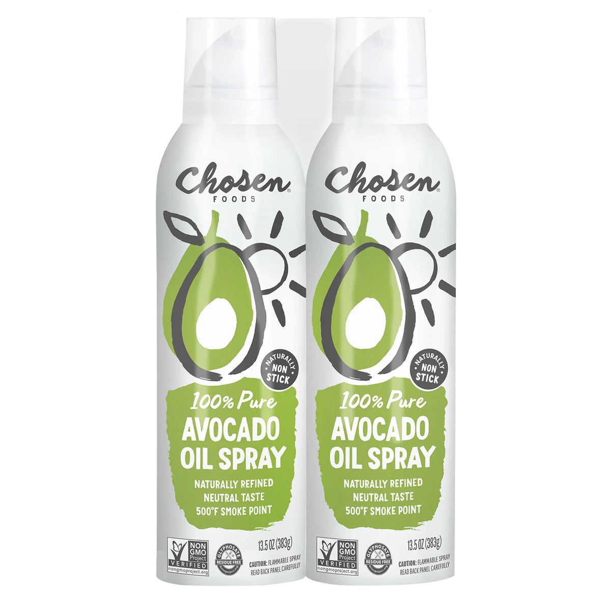 2026 NewChosen Foods Avocado Oil Spray, 13.5 oz, 2-count