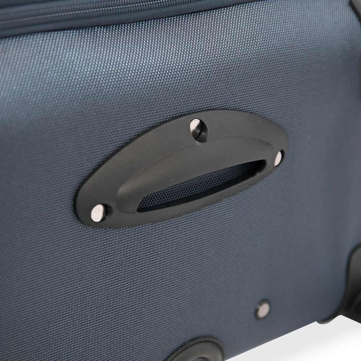2026 NewBrookstone Harbour 22" Softside Carry-on Spinner Luggage - Dark Charcoal
