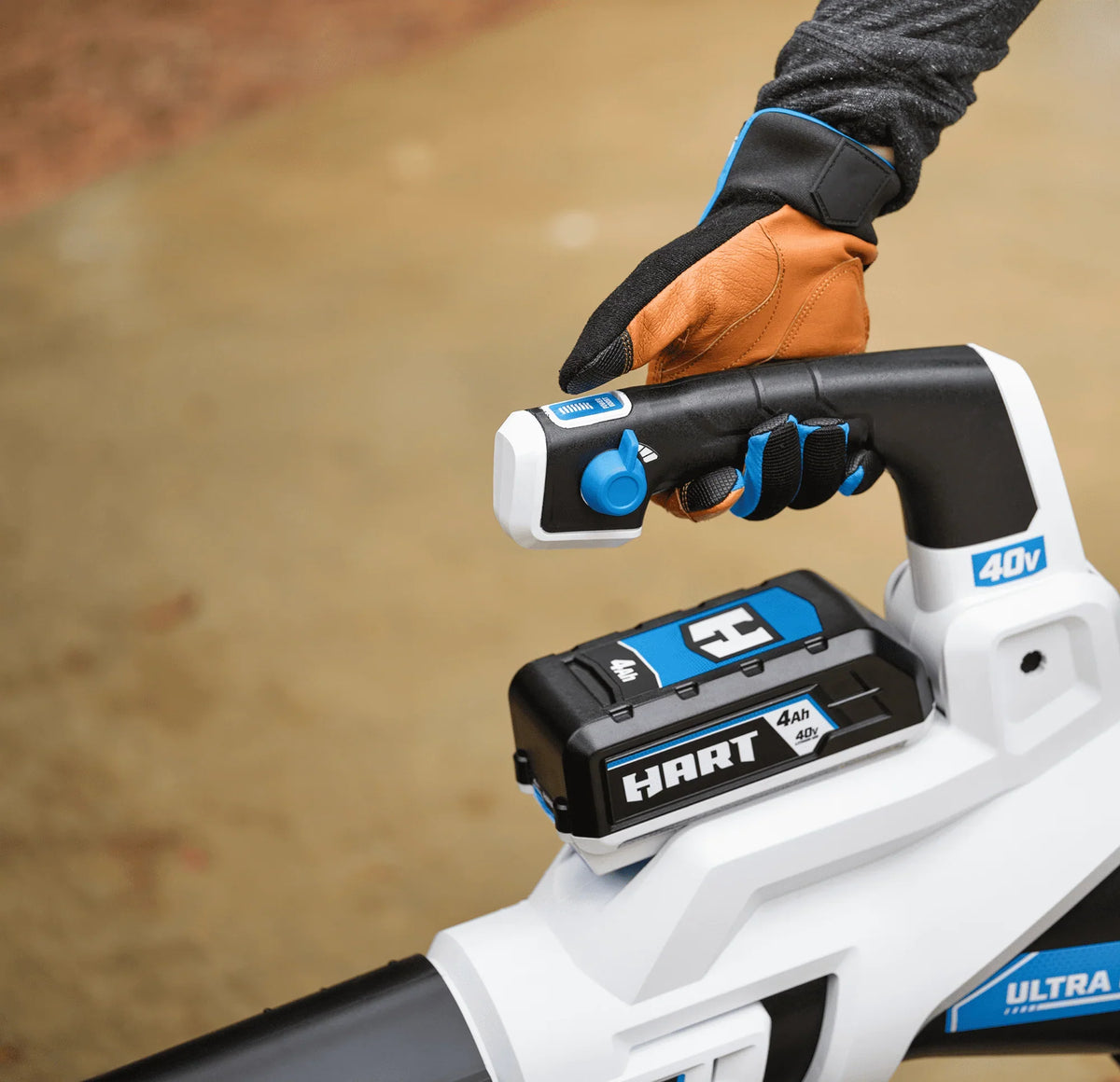 2026 New40-Volt Cordless SUPERCHARGE Brushless 650 CFM Blower (1) 5.0 Ah Lithium Ion Battery