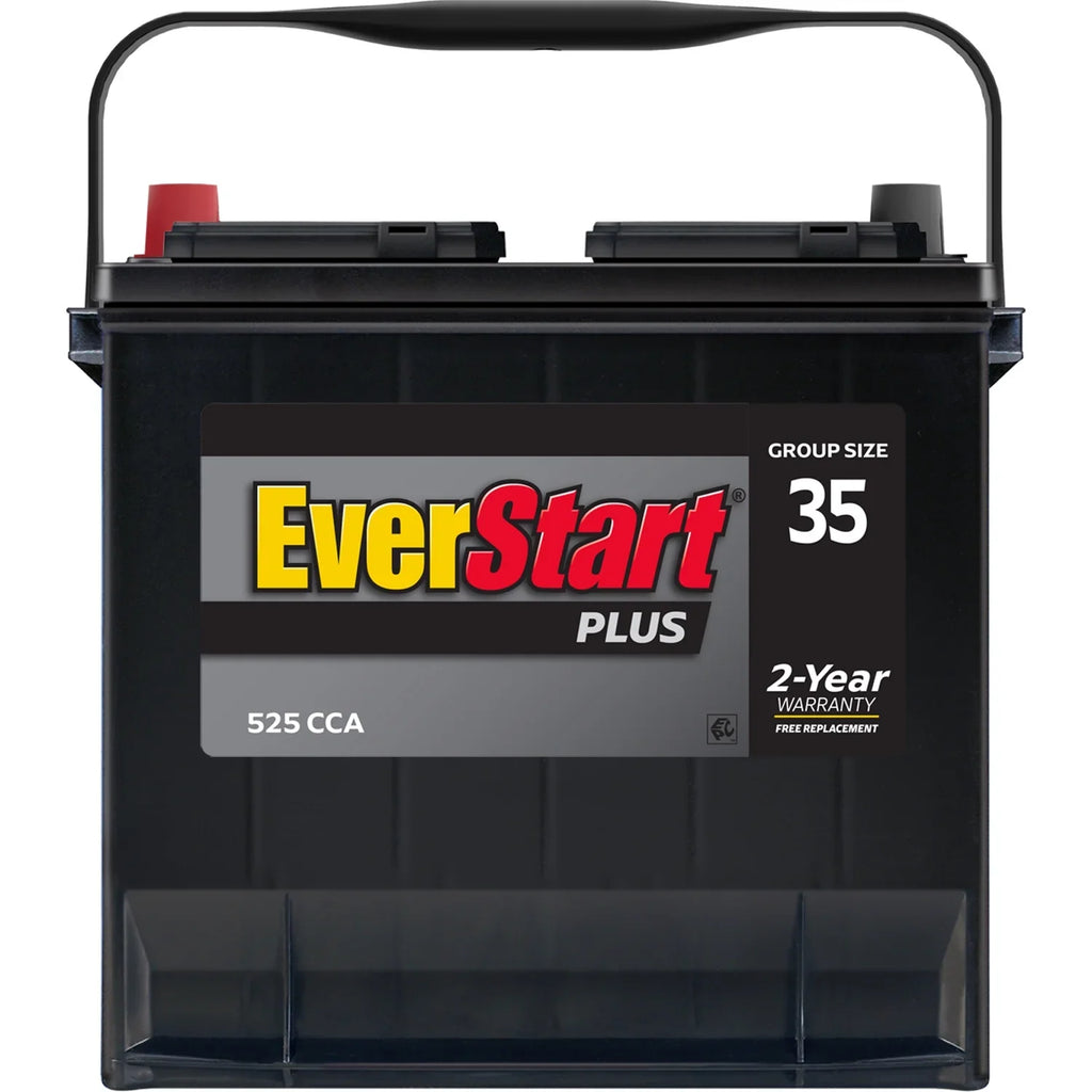 2026 NewEverStart Plus Lead Acid Automotive Battery, Group Size 35 12 Volt, 525 CCA