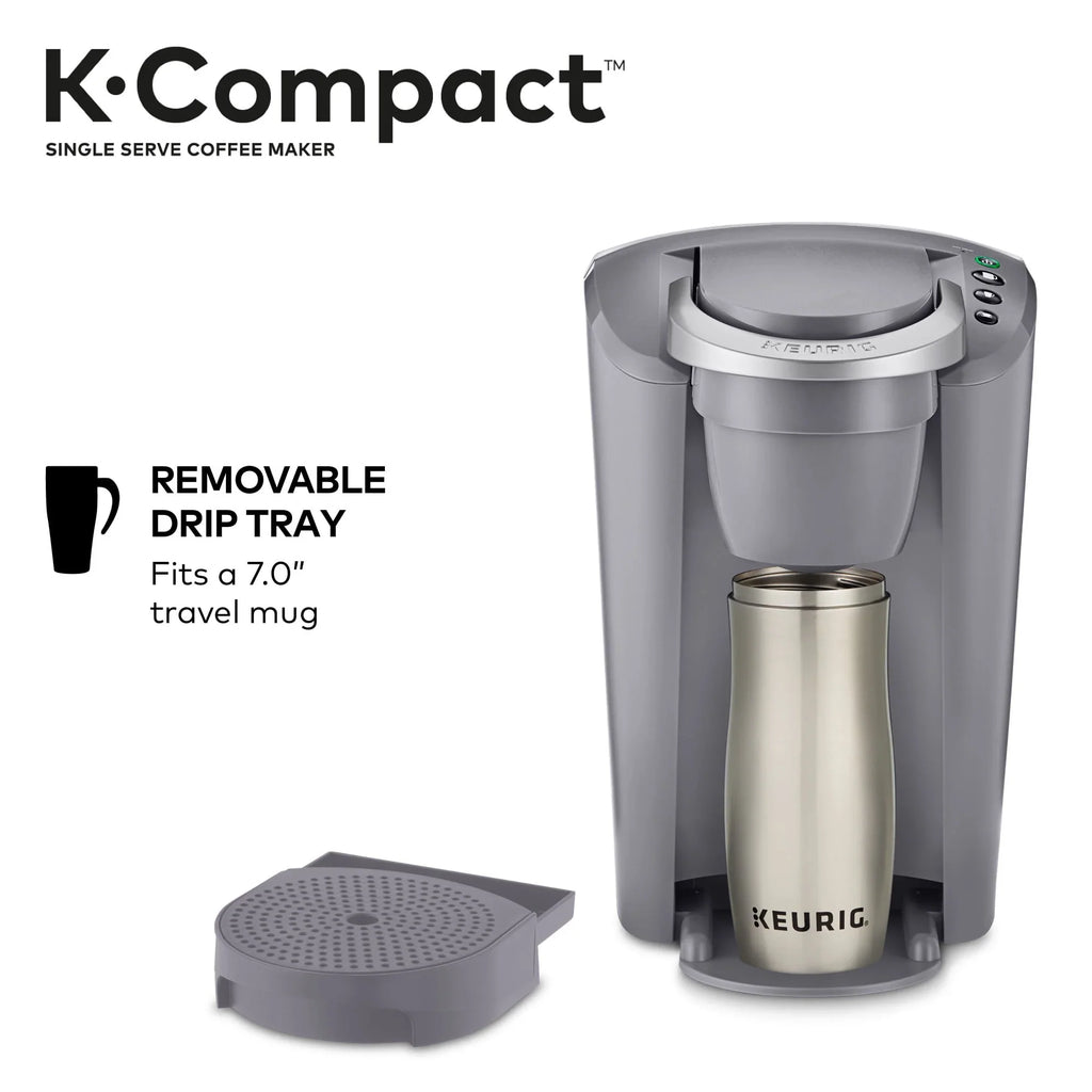 2026 New Keurig K-Compact Single-Serve K-Cup Pod Coffee Maker, Moonlight Grey