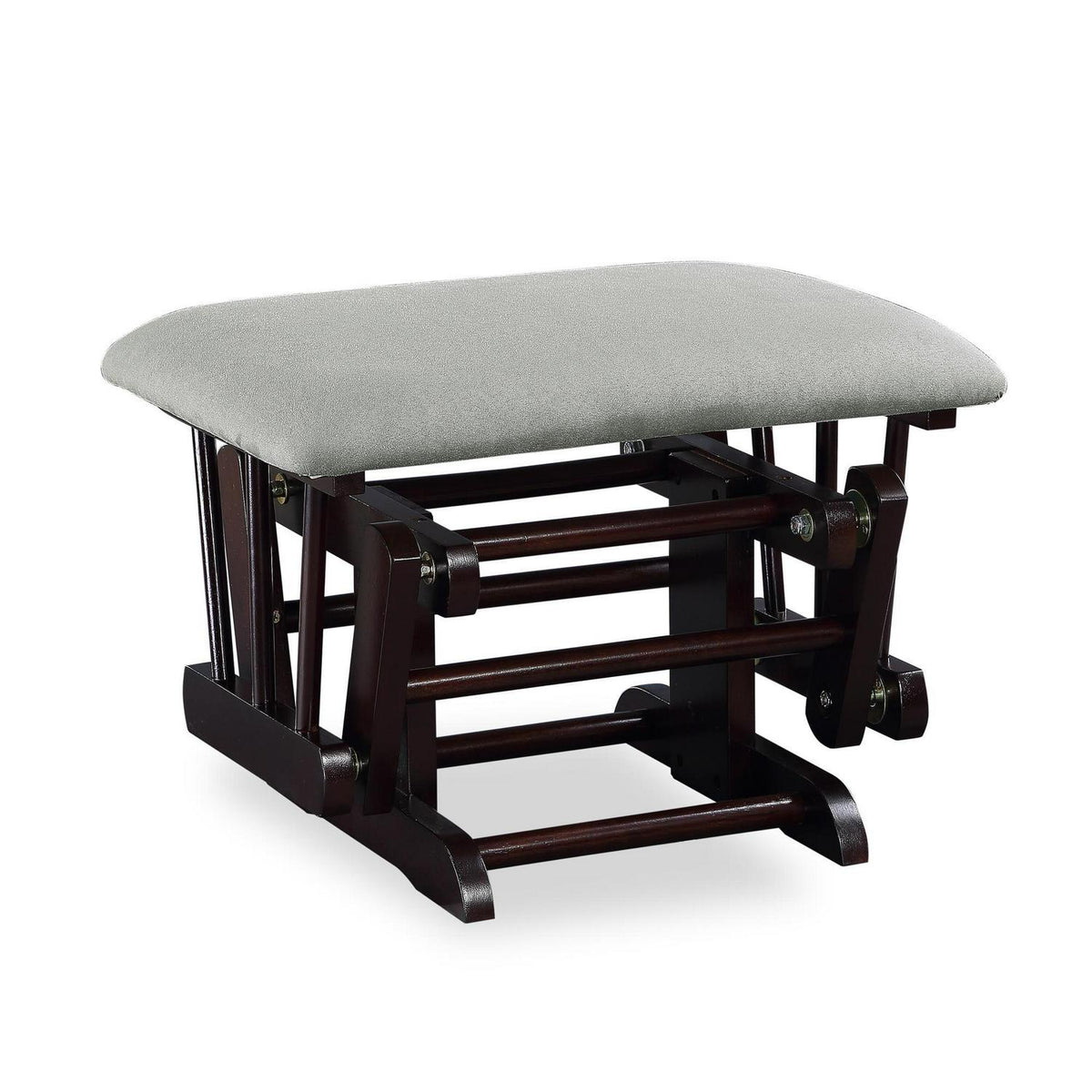 2026 NewBaby Relax Huntington Glider Rocker. Gray and Espresso