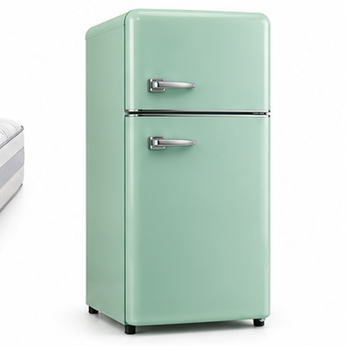 Frigidaire Retro Compact Fridge with Chiller, 3.3 cu. ft. Countertop Fridge with Built-In Bottle Opener, Compact Refrigerator for Office, Bedroom, Dorm Room or Cabin