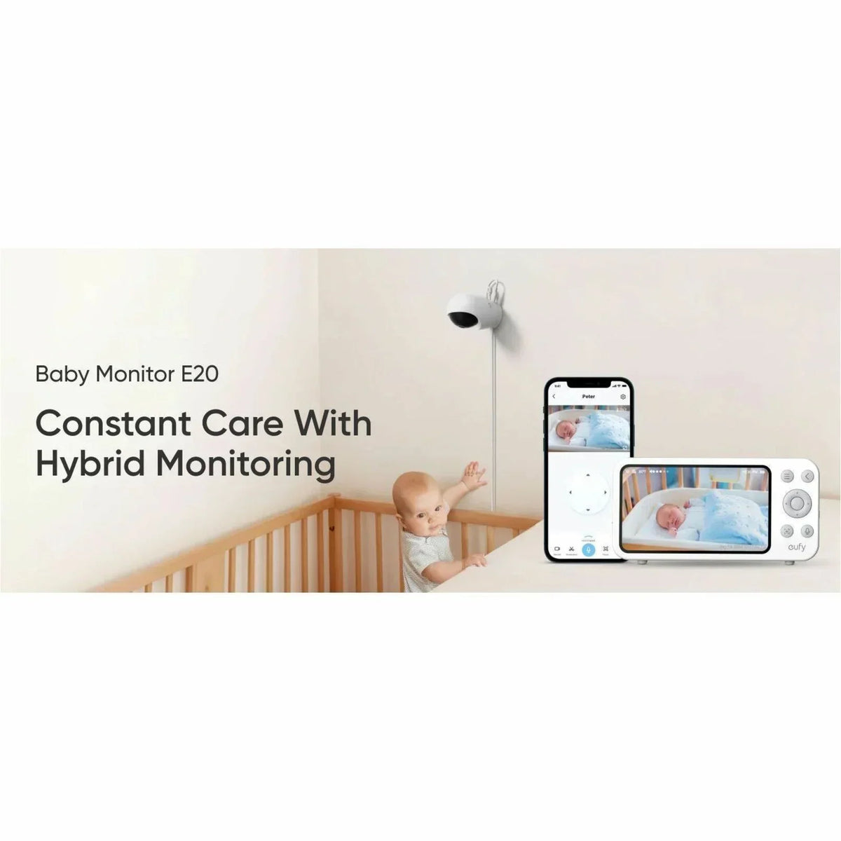 2026 NewEufy Baby Monitor E20 with 2K Camera