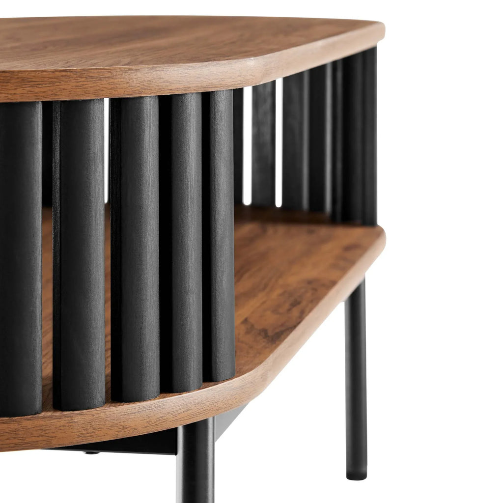 2026 NewModway Fortitude Wood Coffee Table in Walnut Black