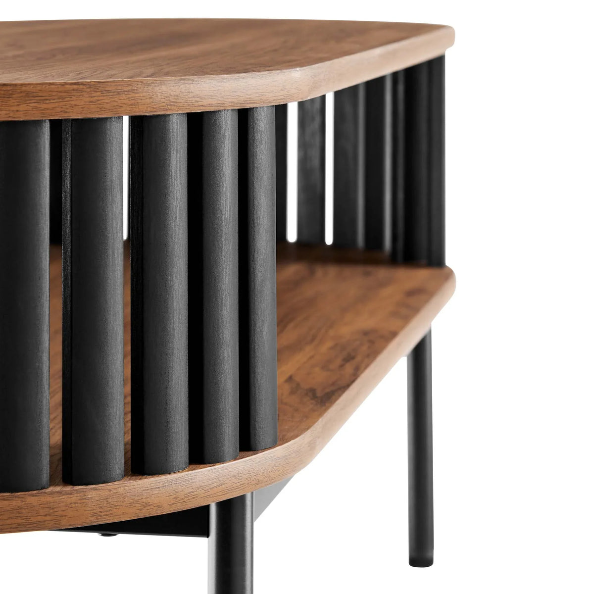 2026 NewModway Fortitude Wood Coffee Table in Walnut Black