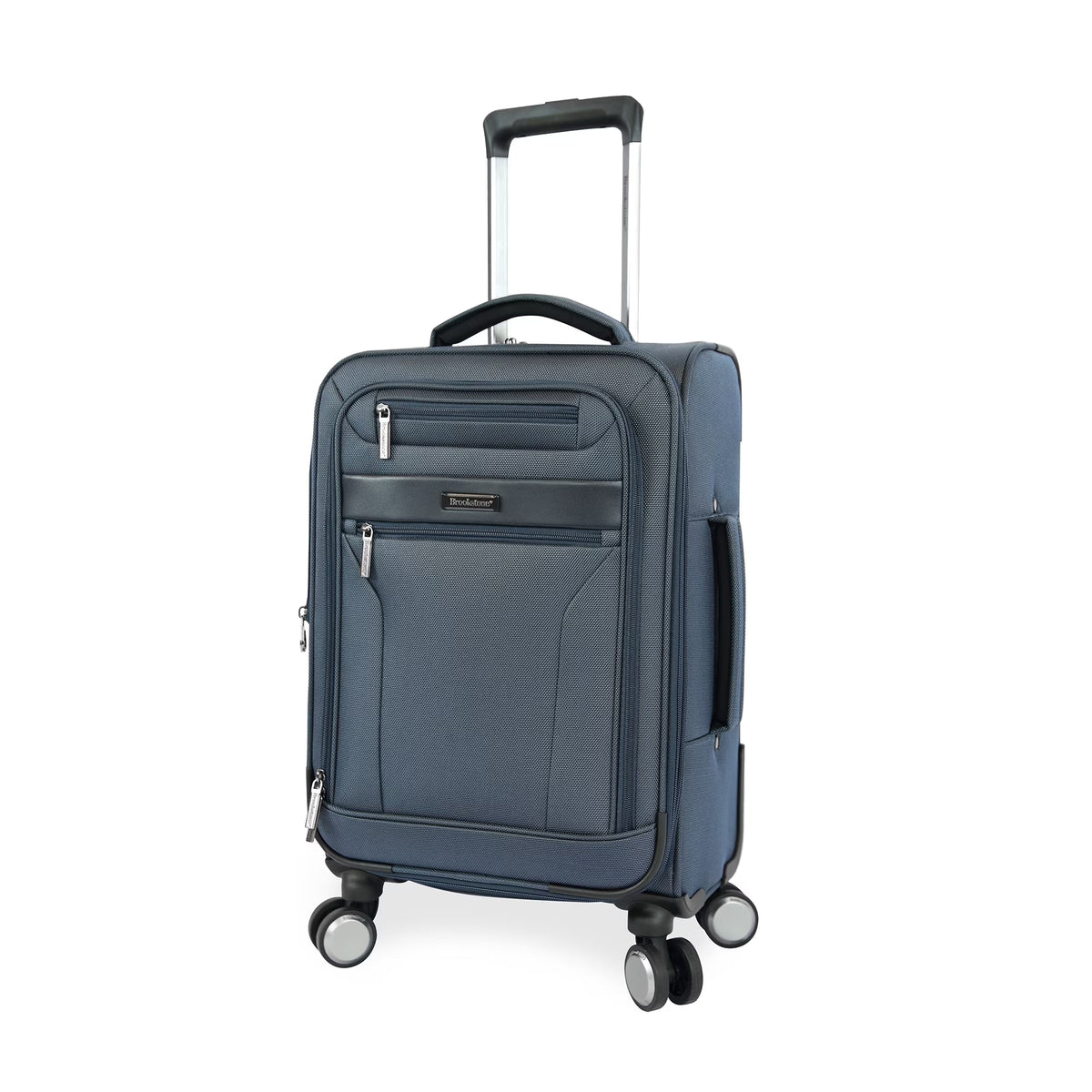 2026 NewBrookstone Harbour 22" Softside Carry-on Spinner Luggage - Dark Charcoal