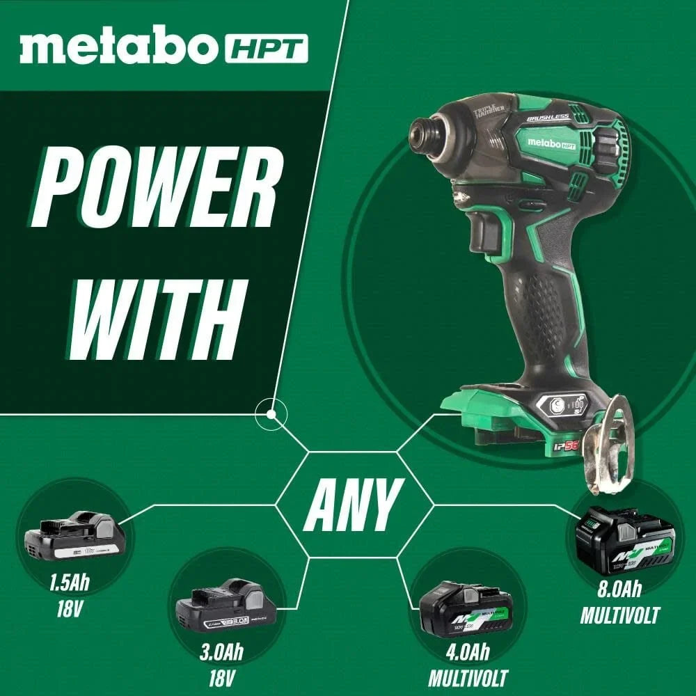 2026 New Metabo Hpt 18V Impact Driver, Bare Tool