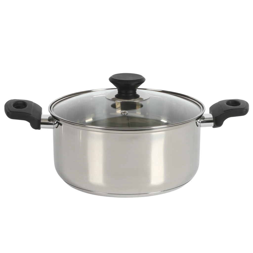 2026 NewGibson Home 71-Piece Stainless Steel Silver Cookware Combo Set
