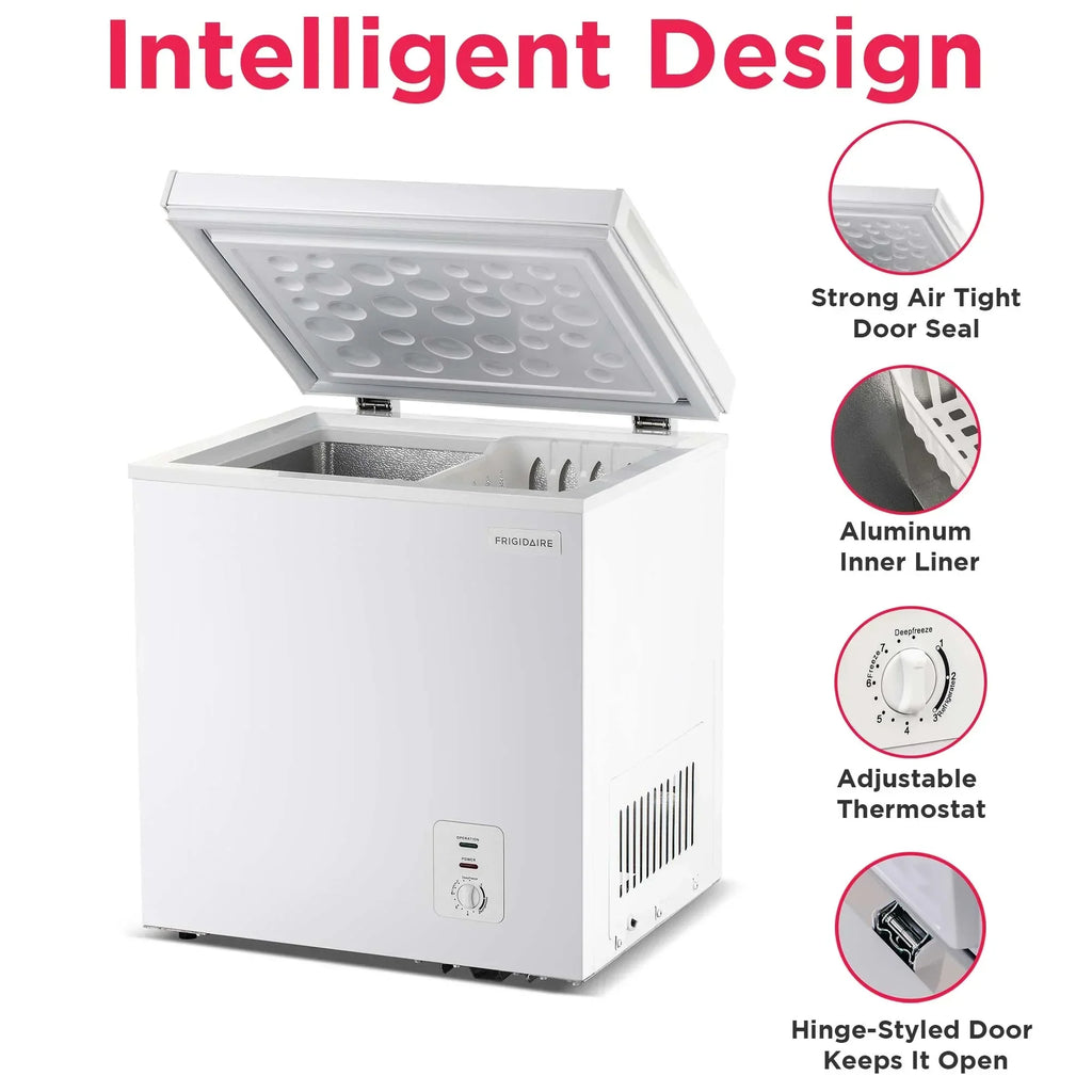 2026 NewFrigidaire, 2.1 Cu. Ft. Chest Freezer, White