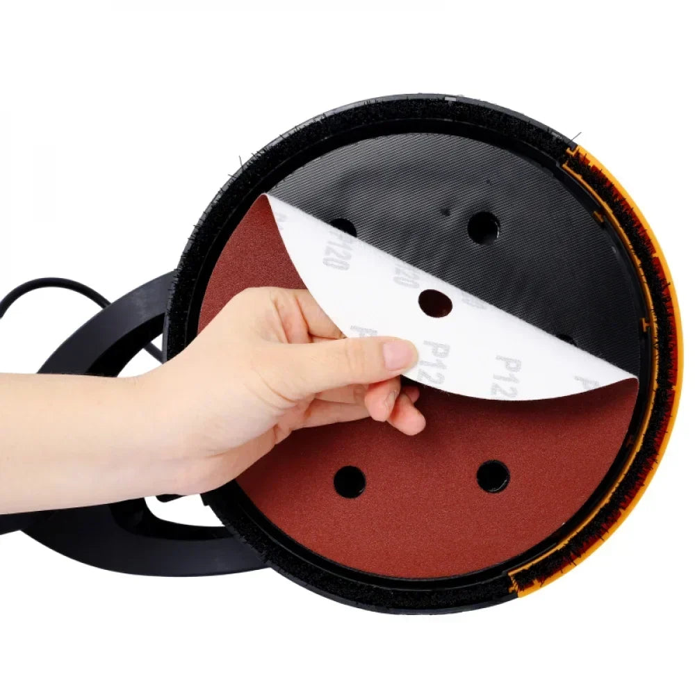 2026 NewDrywall Sander, 780W Electric Drywall Sander with Vacuum Dust Collection 6.5A Motor Dustless Floor Sander with Variable Speed 900-1800RPM, LED Light, Extendable & Foldable Handle,