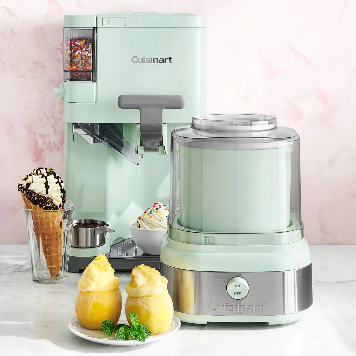 2026 NewCuisinart Soft Serve Ice Cream Machine- Mix It In Ice Cream Maker, Mint Green