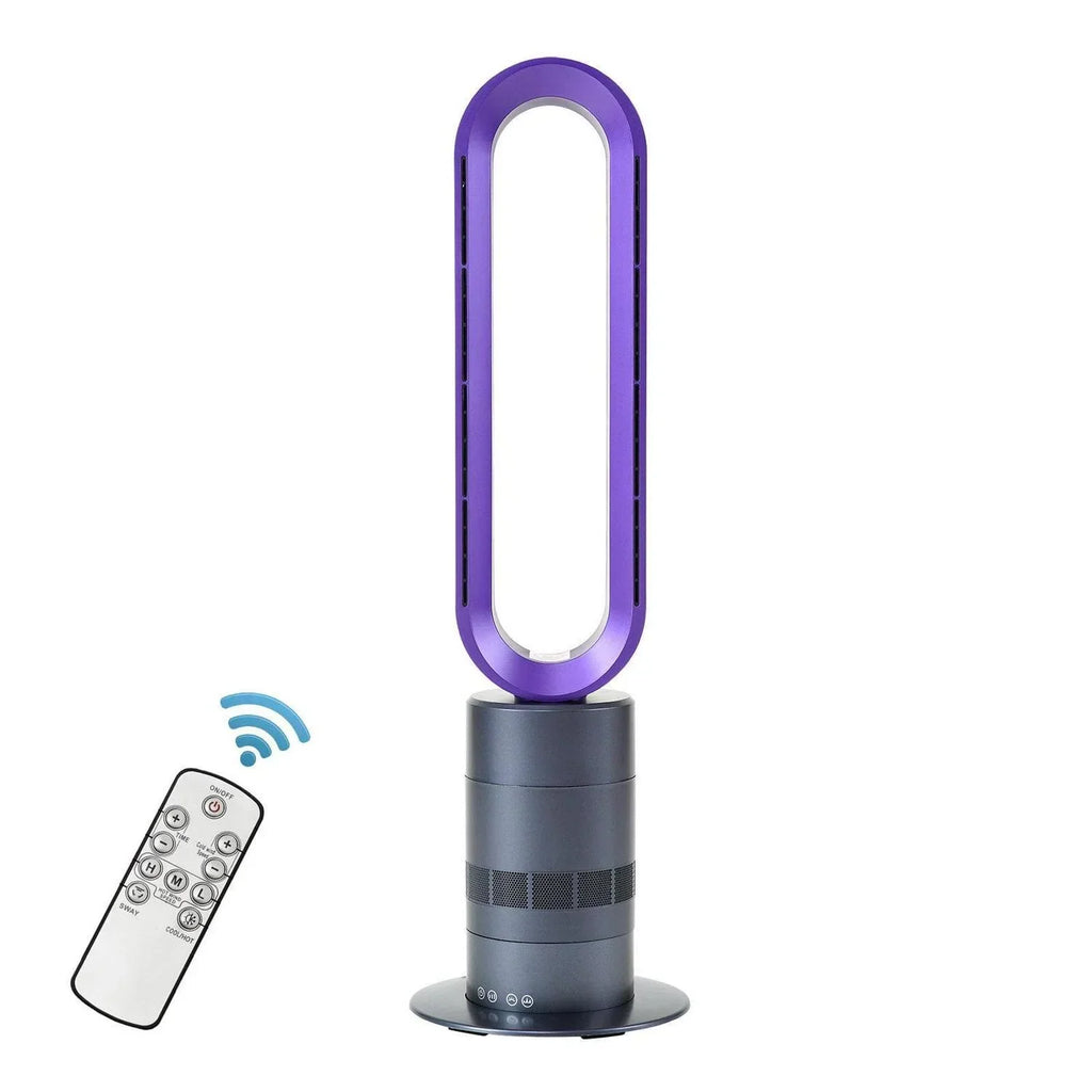 2026 New32 inch Bladeless Tower Fan. 9h Timer 10 Speeds With Remote Control. Air Circulator Fan For Home Air Conditioner