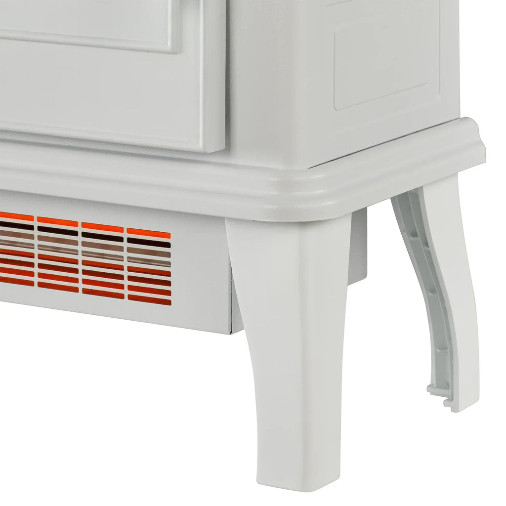 2026 NewClassicFlame 17.5"W Infrared Quartz Electric Stove Heater, Insignia Blue