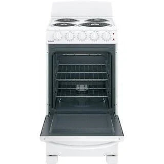 2026 New20-inch electric oven with 4 cooking zones, freestanding, in white